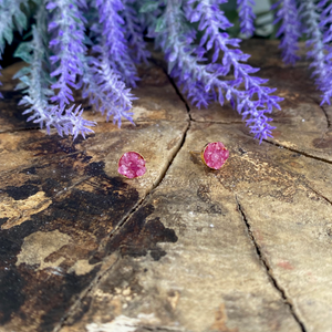 Rough Sapphire Earrings