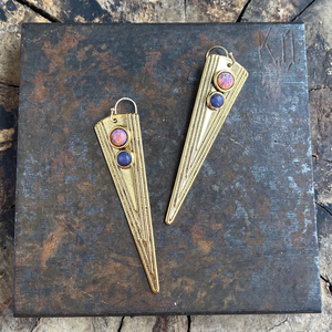 Cosmic Gemstone Earrings