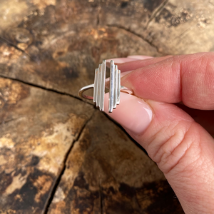 Stepped Bar Ring