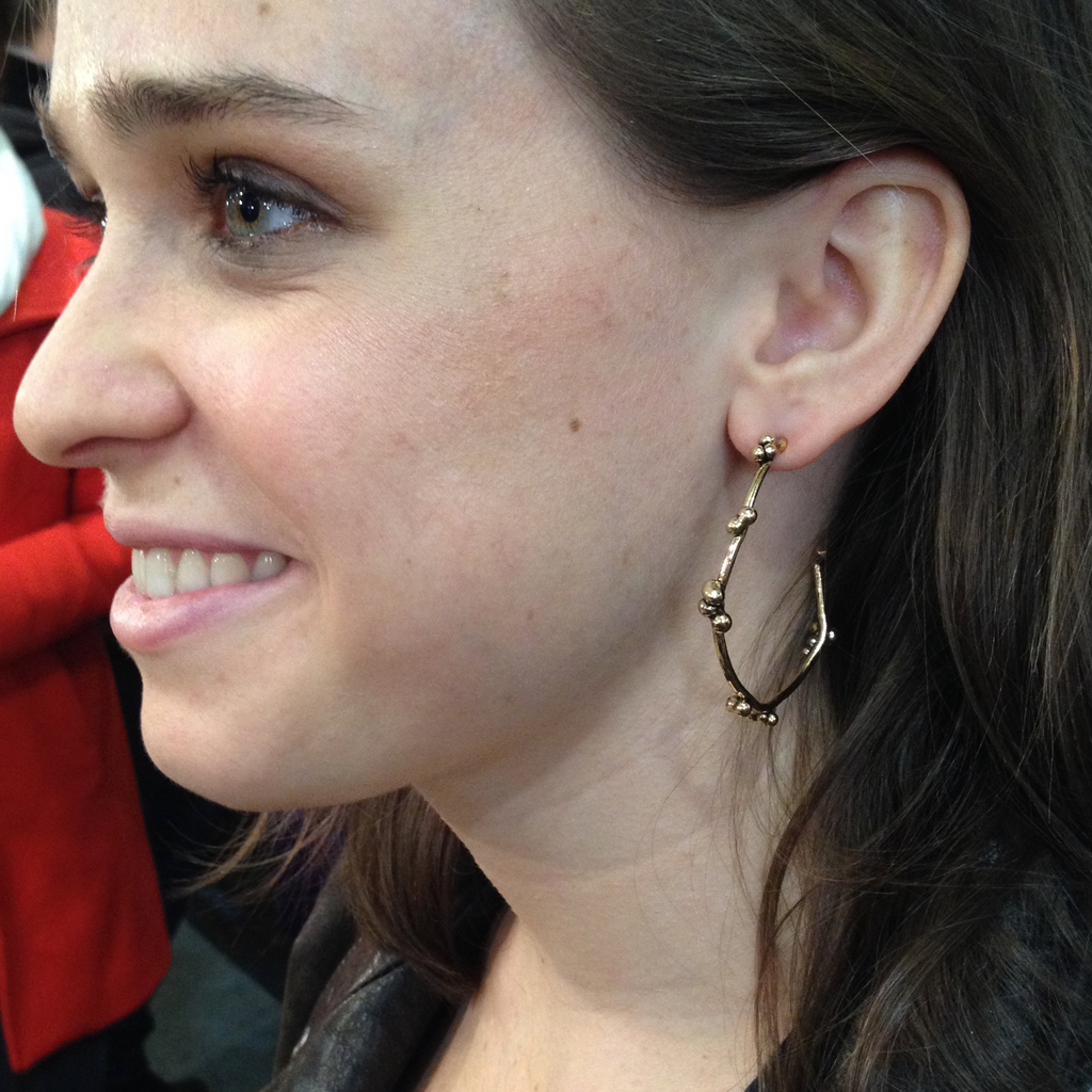 Algorithym Hoop Earrings