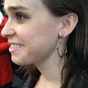 Algorithym Hoop Earrings