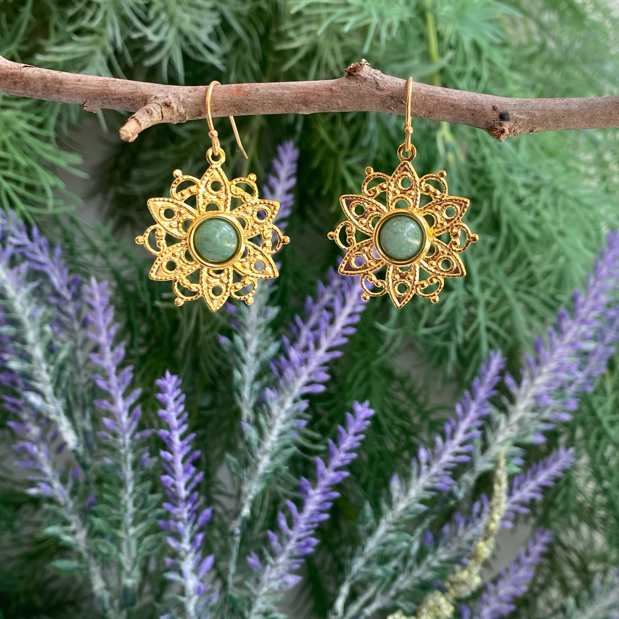 Filigree Flower Earrings