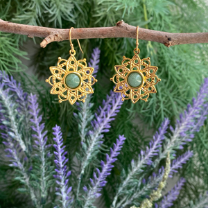 Filigree Flower Earrings