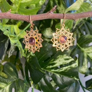 Filigree Flower Earrings