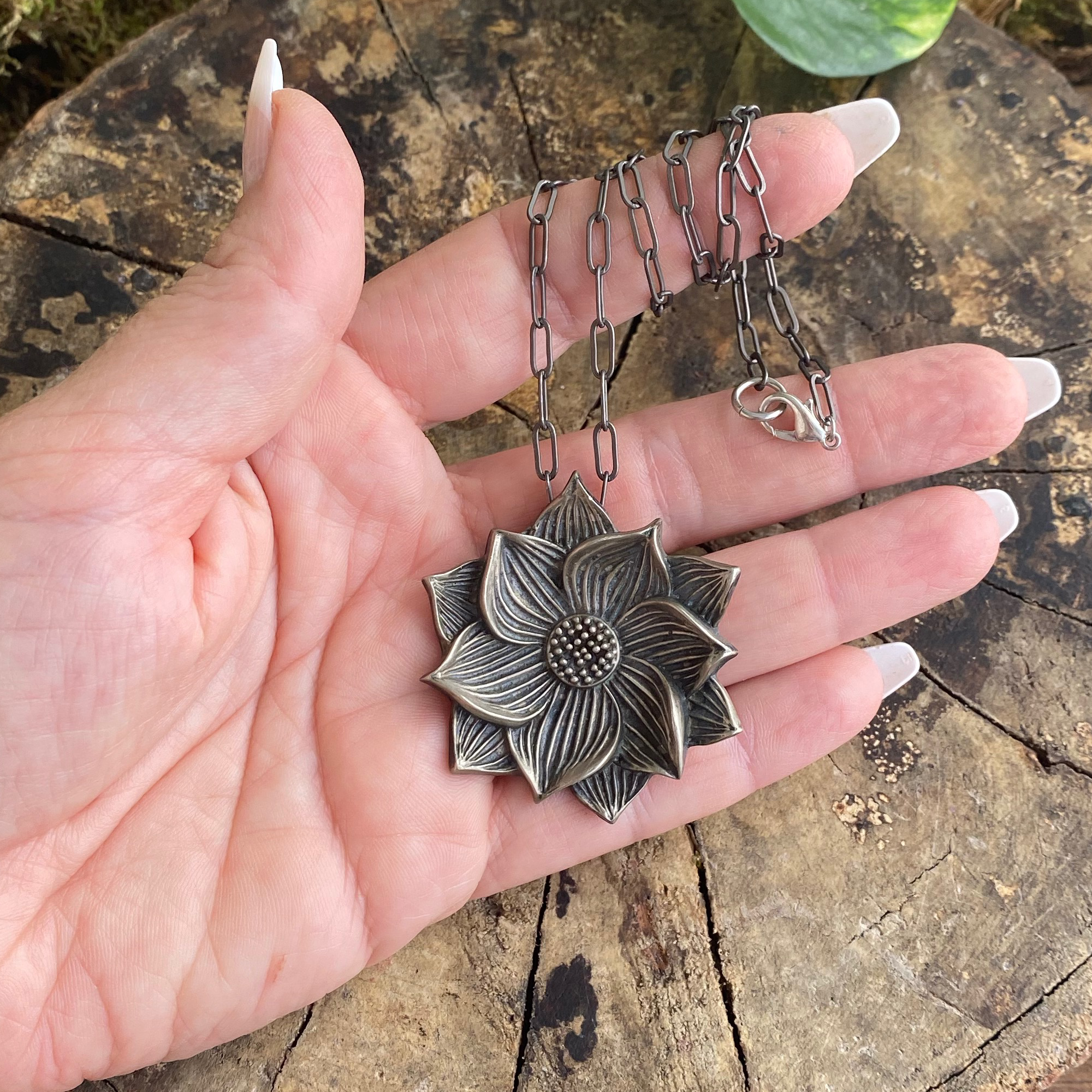 Lotus Flower Necklace