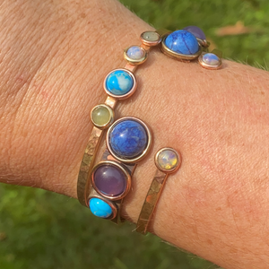 Spectrum Gemstone Cuff